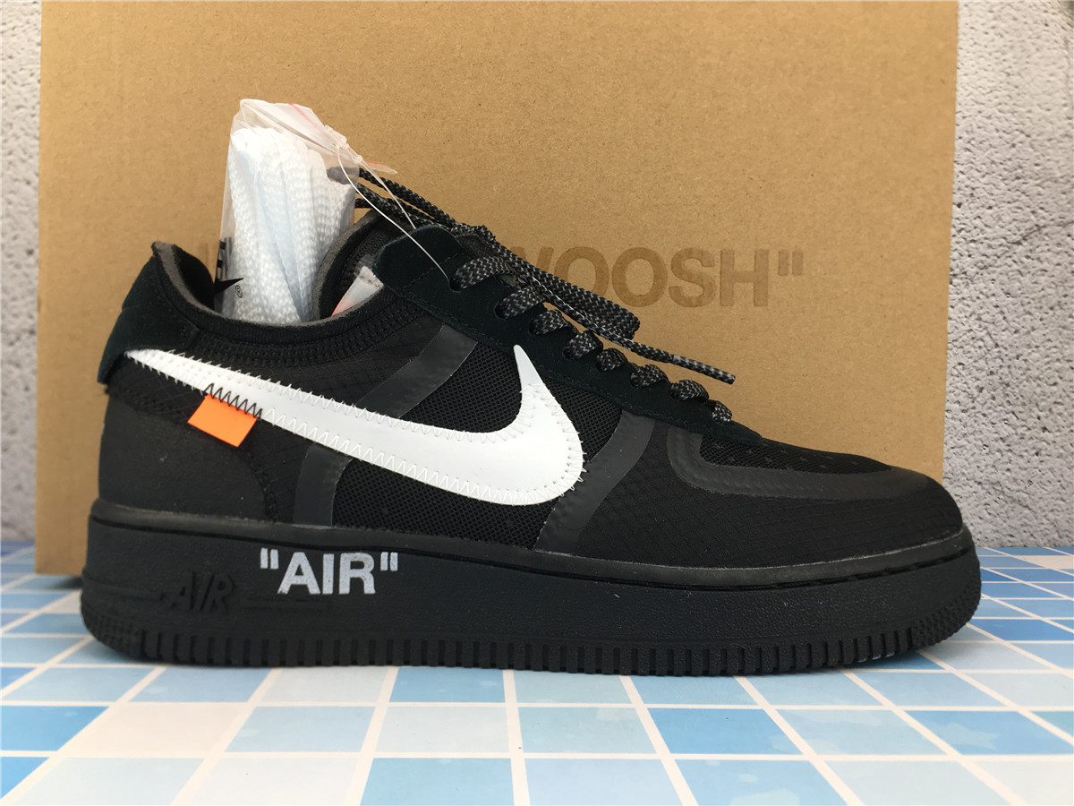 Off-White x Air Force 1 Low Black AO4606 001